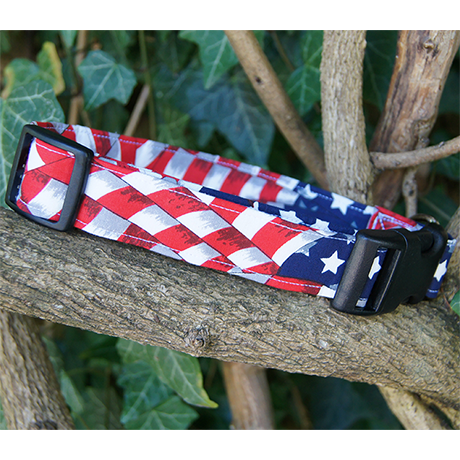 American Flag Dog Collar