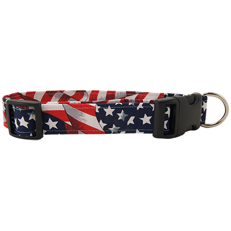 American Flag Dog Collar Medium