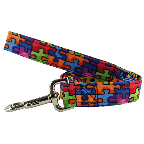Autism Awareness Dog Leash Twisted