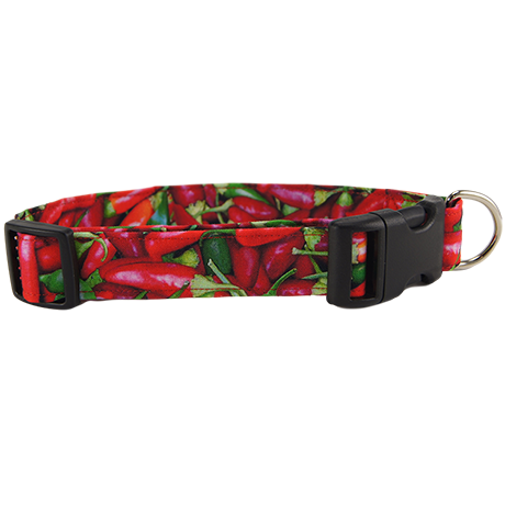 Chili-Peppers-Dog-Collar