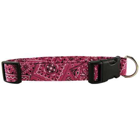 Pink-Bandana-Dog-Collar