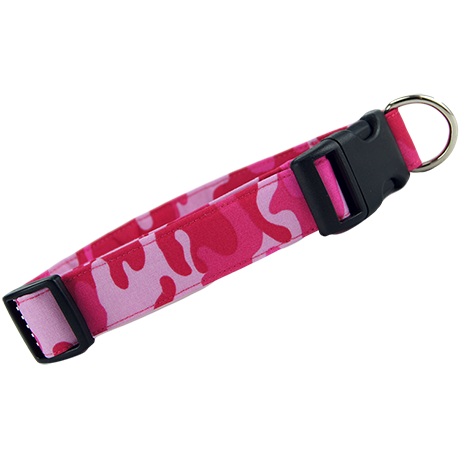 Pink-Camouflage-Dog-Collar