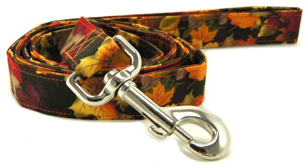 Autumn Leaves Dog Leash