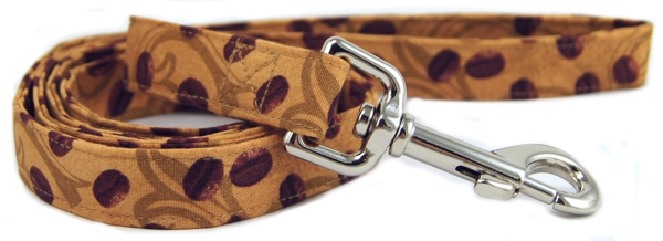 Coffee Beans on Tan Dog Leash