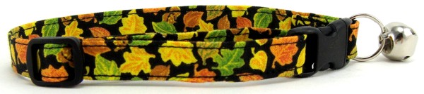 Fall Leaves  Cat Collar