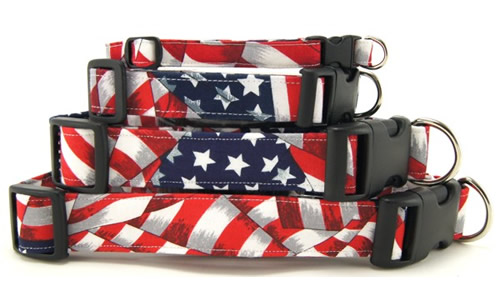 Patriotic, Camo and Bandana Dog Collars