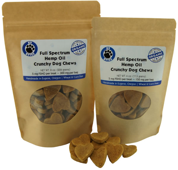 Full Spectrum Hemp Oil Organic Crunchy Dog Chews