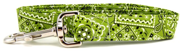 Lime Green Bandana Dog Leash