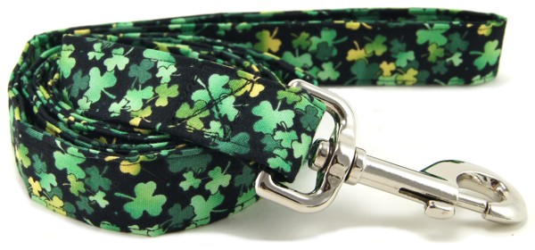 Lucky Irish Shamrocks Dog Leash