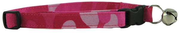 Pink Camo Cat Collar