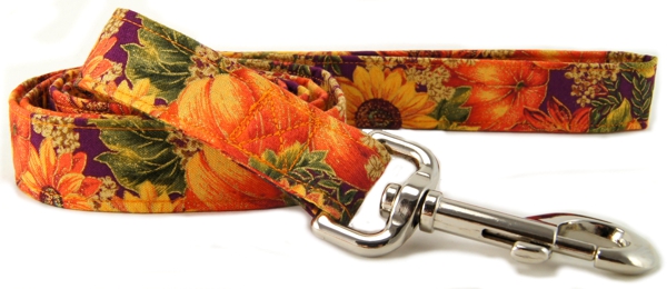 Pumpkins & Sunflowers Dog Leash