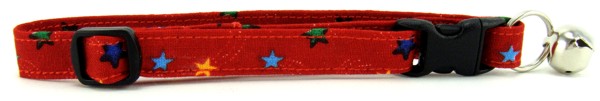 Rainbow Stars Cat Collar