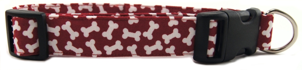 Red Bones Dog Collar