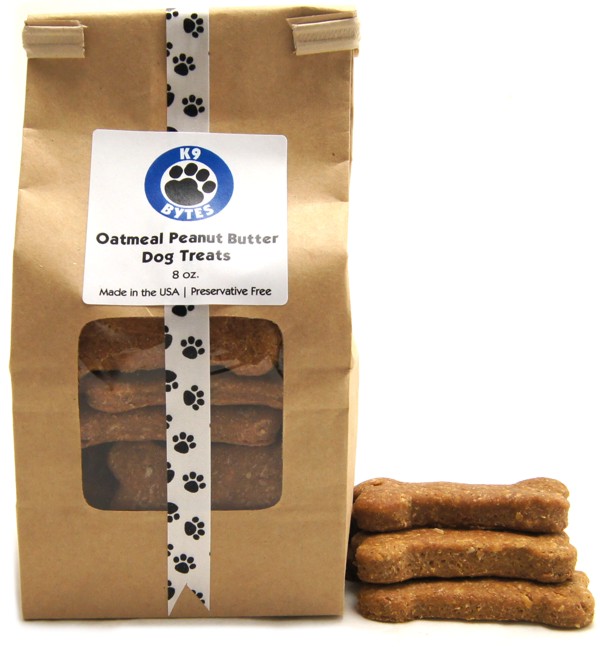 Homemade Oatmeal Peanut Butter Dog Treats