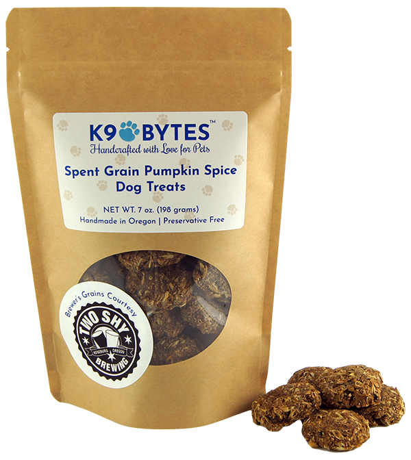Homemade Spent Grain Pumpkin Spice Dog Treats
