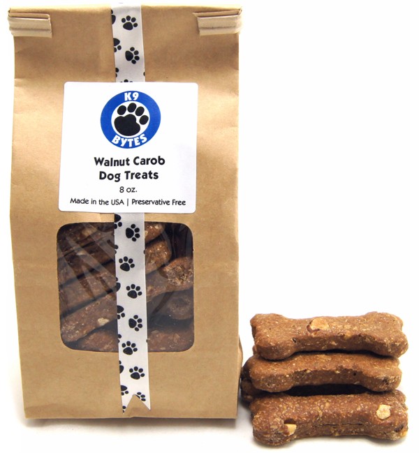 Homemade Walnut Carob Dog Treats