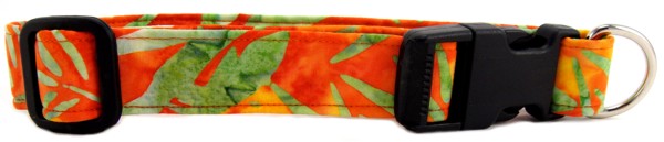 Tropical Batik Dog Collar