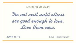 Love Thoughts with Bible Verse