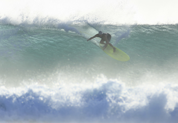 Ron Wolfe Surfing in Indonesia