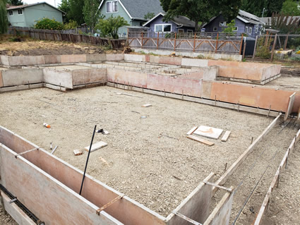 Concrete Foundations and High Walls