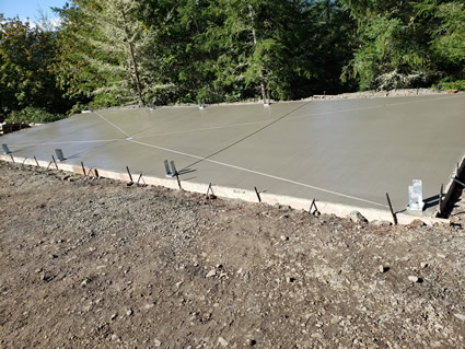 Concrete Foundations and High Walls