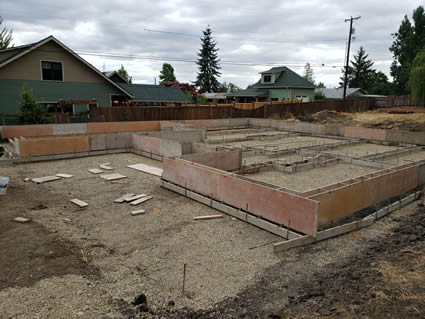 Concrete Foundations and High Walls