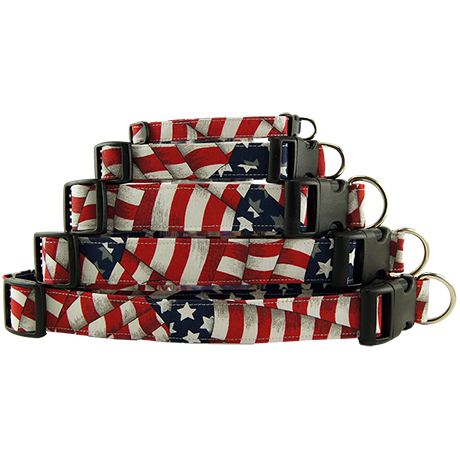 American Flag Dog Collar