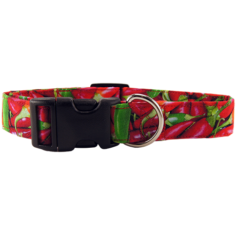 Chili-Peppers-Dog-Collar