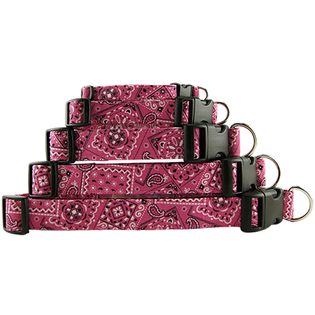 Pink-Bandana-Dog-Collar