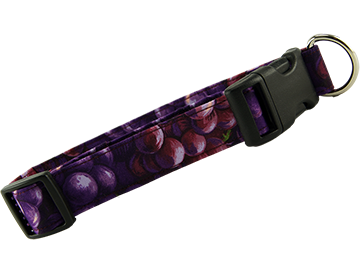 Purple Grapes Dog Collars