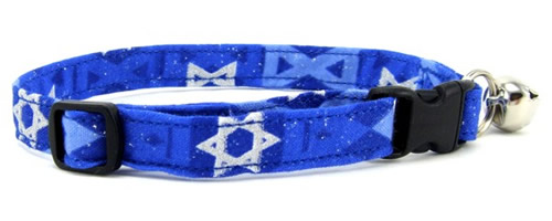 Hanukkah Cat Collars
